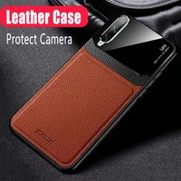 luxury frosted leather back phone cases for apple iphonese 11pro xsmax 6s 7p 8 plus xrcase with plexiglass camera protect film