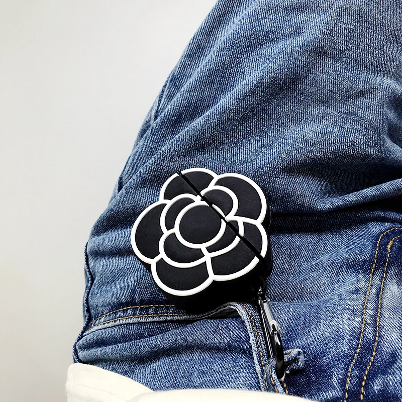 Роскошный бренд Классический 3D цветок камелии силиконовые Bluetooth беспроводные