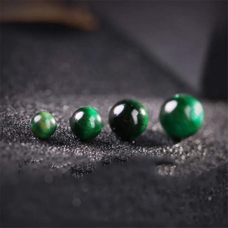 Натуральный зеленый тигровый глаз бусины для ювелирные изделия изготовление