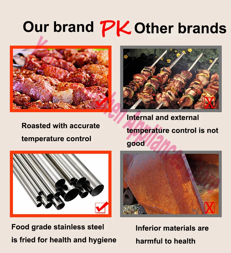 Дешево Гриль для барбекю с электроподогревом, 7200 Вт