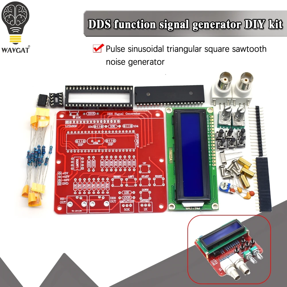 Модуль генератора сигналов AVR DDS с функцией синуса/треугольника/прямоугольной