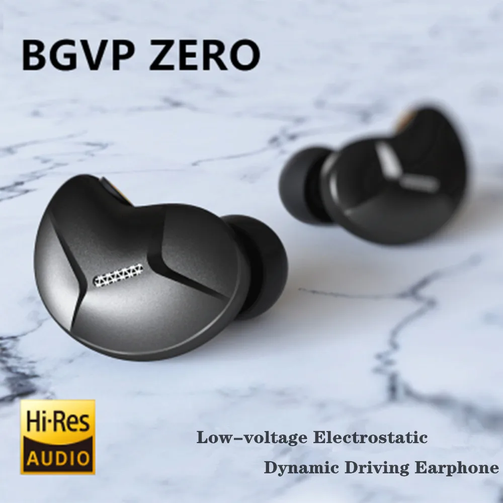 Наушники вкладыши BGVP ZE RO с электростатическим динамическим излучением Hi Fi