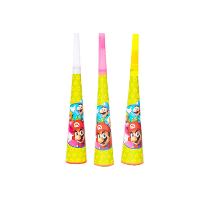 

20 people Mario Theme Birthday Party Decorations Kids Baby Shower Disposable Tableware Cup Plate balloon horn hat party Supplies