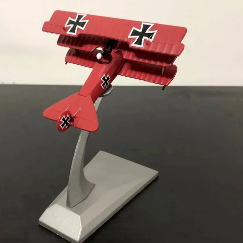 WLTK 1/72 весы военные модели игрушек Фоккер Dr I Red Knight Fighter литой металлический