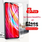 5 шт. для Xiaomi Redmi Note 8 Pro 8T защита для экрана закаленное стекло для Xiaomi Redmi Note 8 Pro пленка 9H