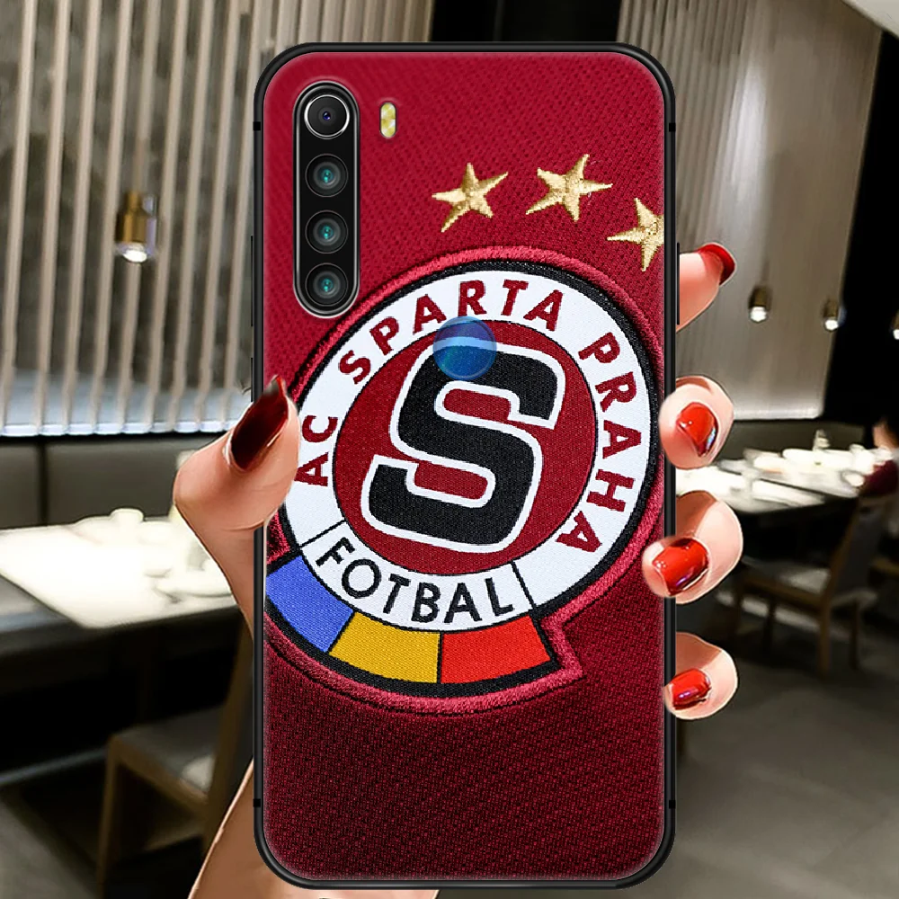 

Football Sparta Prahas Phone Case Cover Hull For XIAOMI Redmi 7a 8a S2 K20 NOTE 5 5a 6 7 8 8t 9 9s Pro Max black Cell Soft