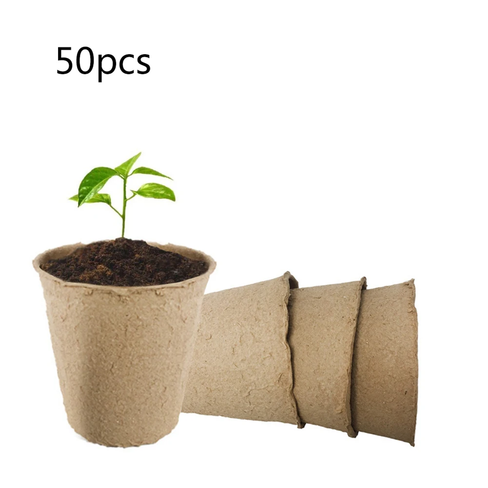 

Garden Flower pot Nursery Round Herb 3.15 inch Mini Starters Decor Grow