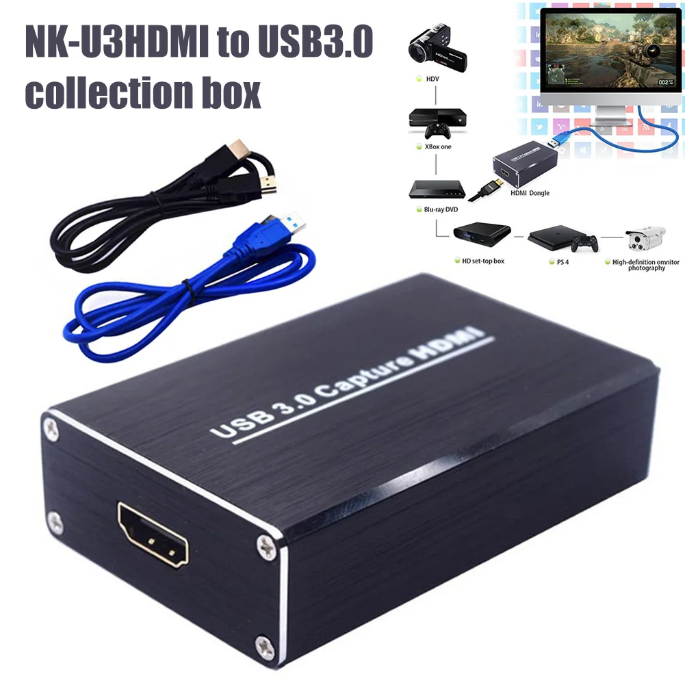 HDMI USB Авто видео Захват карты игры рекордер 1080P USB3.0 ключ коробка JLRL88 |
