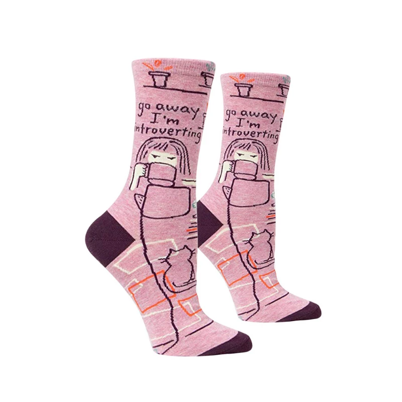 10 шт. хлопковые носки для взрослых разноцветные чулки с радугой вязаные