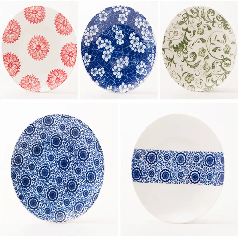 5 шт. керамическая подглазурная цветная Цветочная бумага переводная Наклейка 54x37