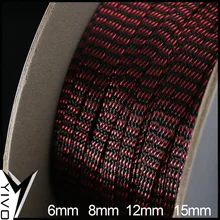 High Quality Wiring Accessories  Shield Suspension Woven copper nylon 6mm 8mm 12mm 15mm Braided cable sleeving sleeveTube