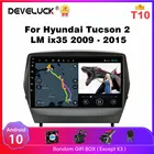 Автомагнитола 2 Din RDS для Hyundai Tucson, мультимедийный видеоплеер с GPS-навигацией, головное устройство, Android 10, 2 LM ix35, 2009 - 2015