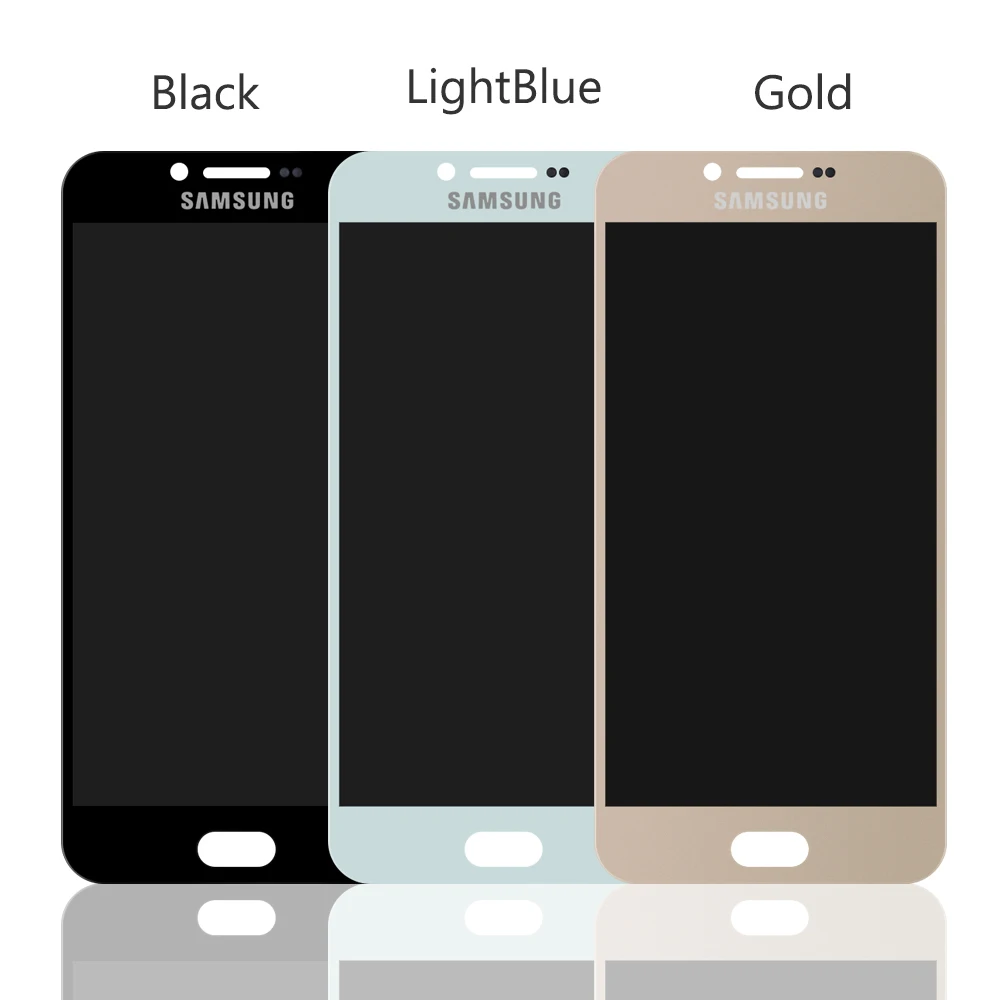 5 7 &quotОригинальный ЖК-дисплей A8 для Samsung Galaxy 2016 A8100 A810 сенсорный экран дигитайзер в