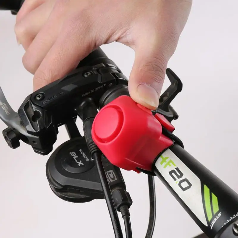 

New Bike Electronic Loud Horn Warning Safety Electric Bell Siren Bicycle Mini Portable MTB Road Cycling Handlebar Bells