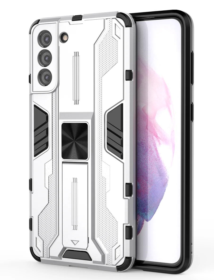 

Phone Case For Samsung Galaxy M12 S21 A12 A52 A51 A71 A72 A32 S21 A22 A82 F52 Ultra Plus FE 4G 5G Simple Anti Fall Bracket Cover