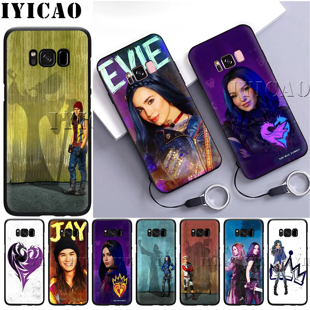 Изображением героев фильма наследники 3 Кэмерон Бойс мягкий чехол для samsung A70 A60 A50