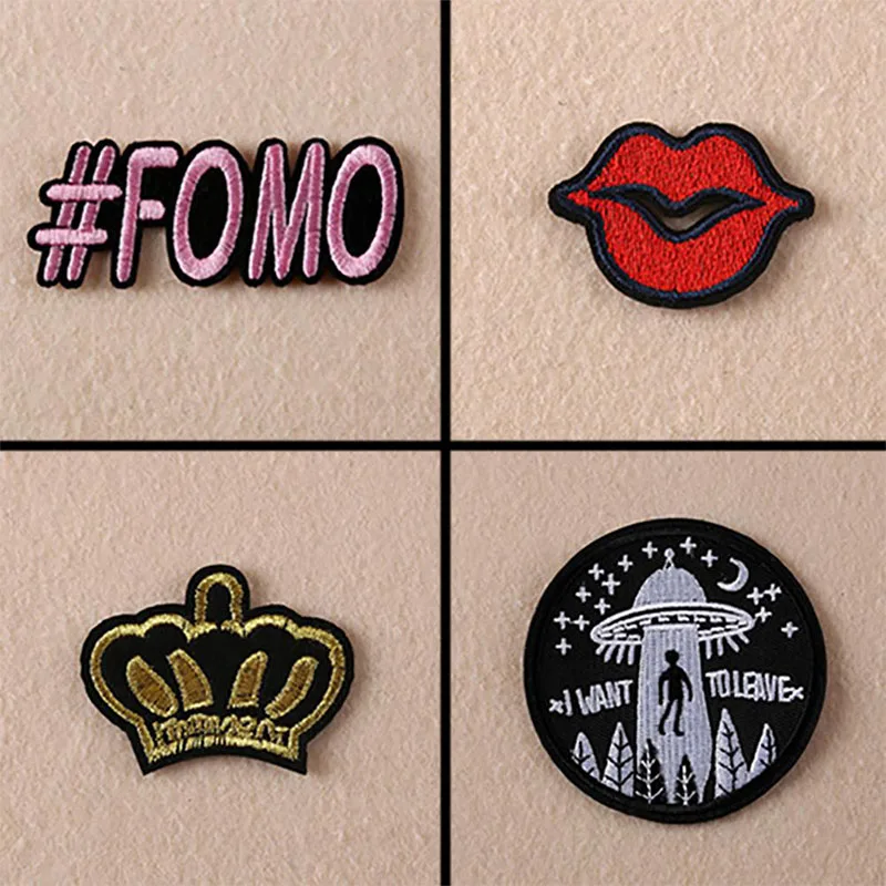 Модная аппликация мульти-стиль мультиузорные радио письмо губная помада