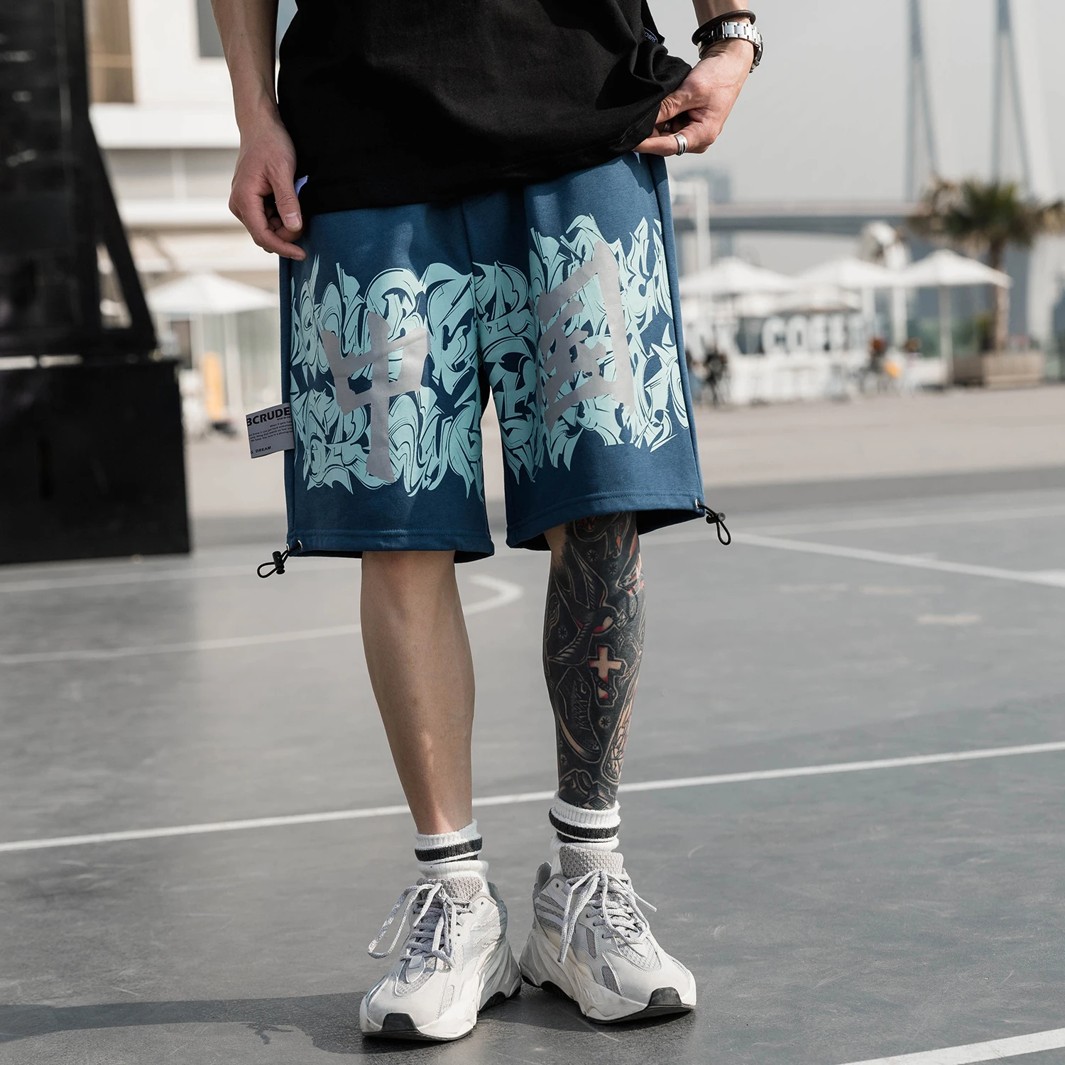 

UNCLEDONJM Chinese fashion shorts men designer shorts Summer running shorts streetwear men sweat shorts woman shorts UE052