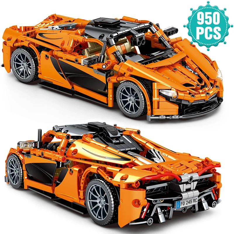 

Конструктор Город высокотехнологичный эксперт скоростной автомобиль супер оранжевый гоночный автомобиль модель кирпича игрушки подарок ...