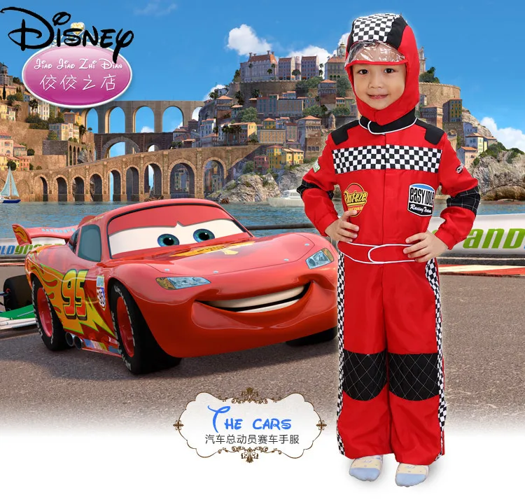 

Disney Children's Cosplay Racer Costume Children's Cute Personality Performance Costumes Stage Costumes
