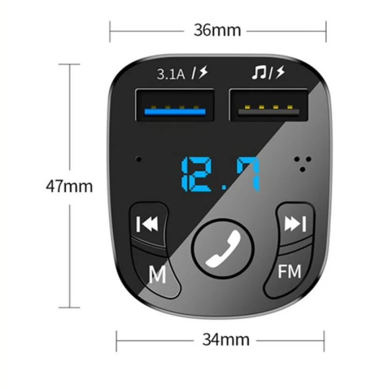 Многофункциональный автомобильный mp3 плеер FM приемник Bluetooth музыкальный U диск