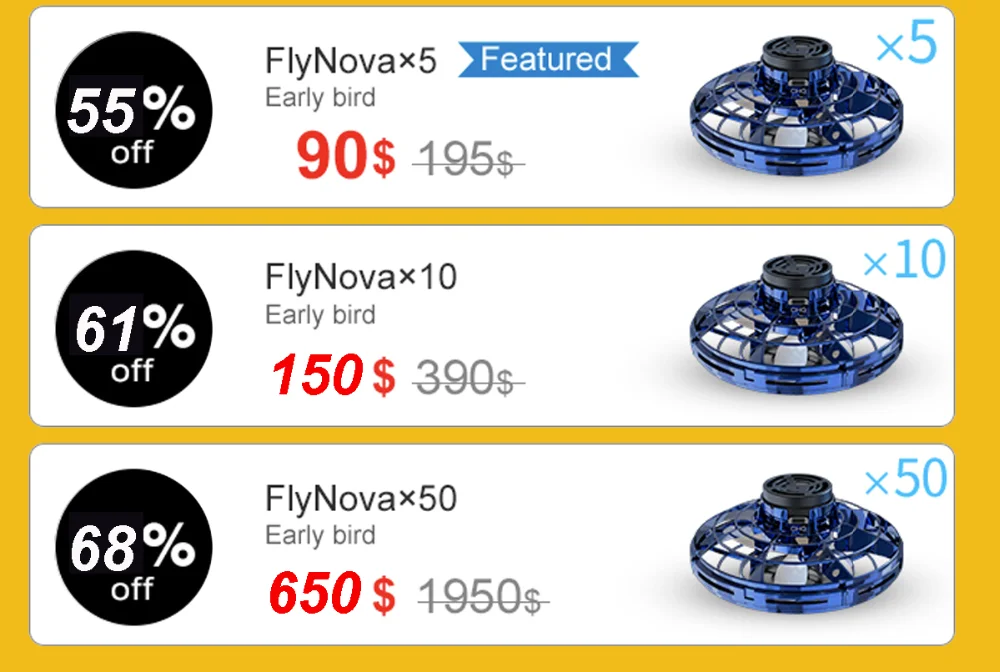 Летающий Спиннер Flynova free route, креативный Спиннер, супер летающий палец, гироскоп, Дрон, самолет, НЛО, летающие игрушки, подарки