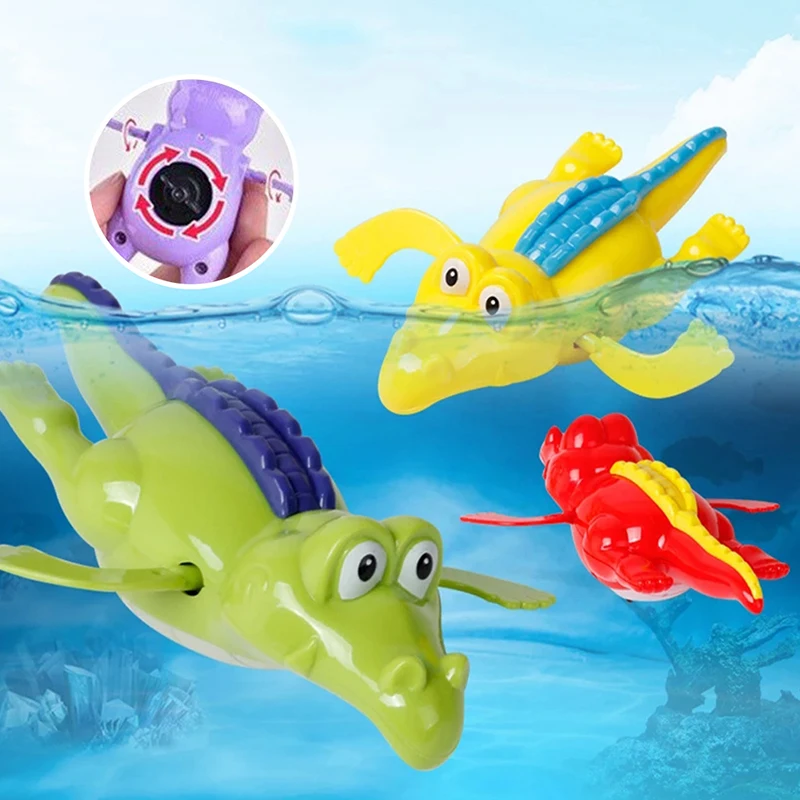 Горячая Распродажа 2019 Игрушки для ванны Fatastic заводные пластиковые крокодиловые