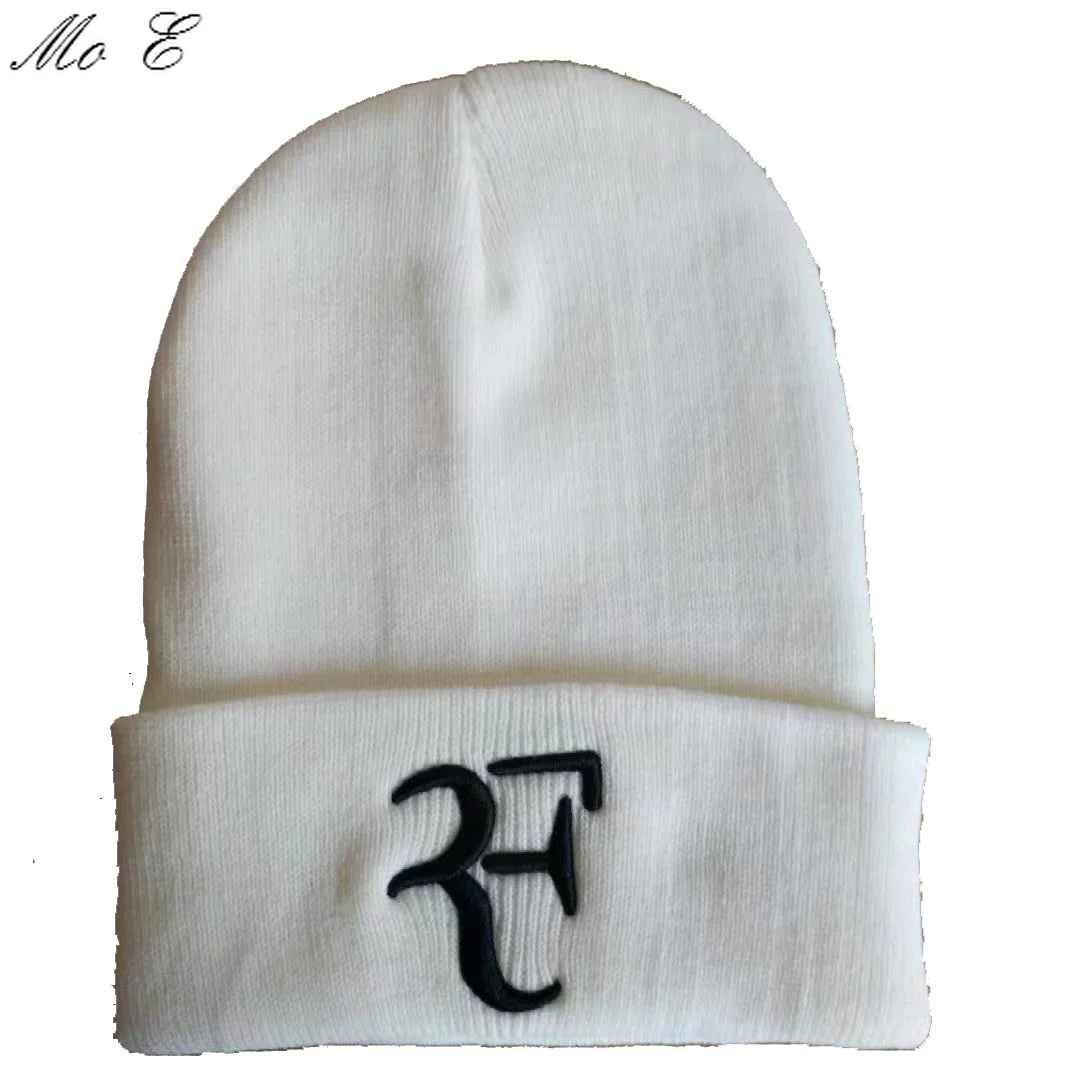 

Warm Autumn Hat Hot Tennis Star Sport Beanie Hat Embroidery Solid Beanies