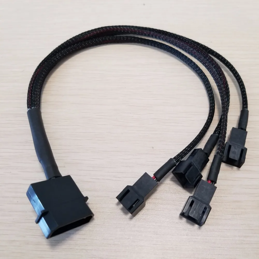 IDE Molex на 4 порта 3-контактный разъем (2-Контактный провод) 12 В внешний шнур