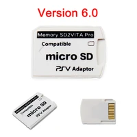 v6 0 sd2vita psvsd memory card adapter for psvita henkaku 3 65 system 1000 2000 tf card converter memory card is not included
