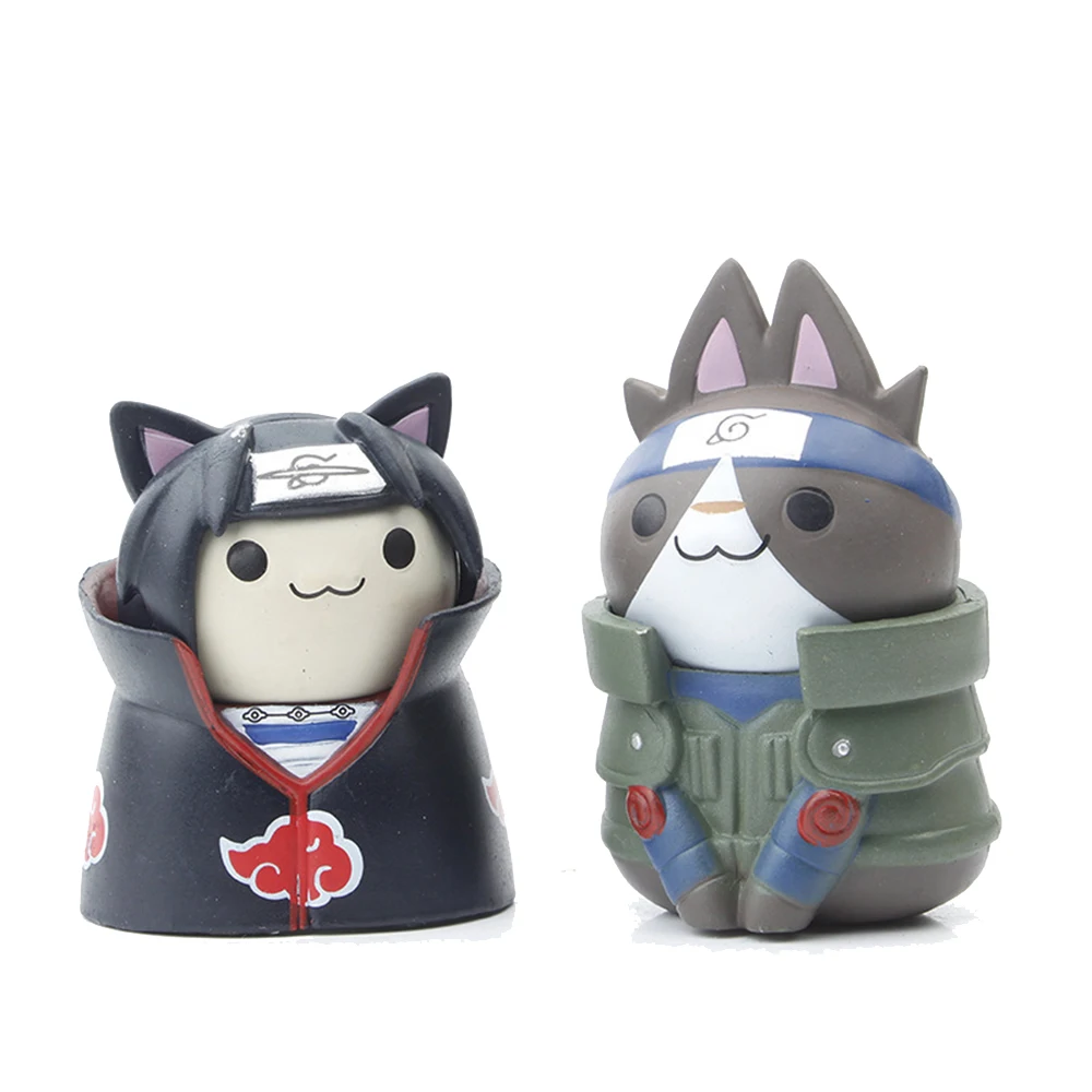 8 шт./комплект детские фигурки кошек из аниме Наруто | Игрушки и хобби