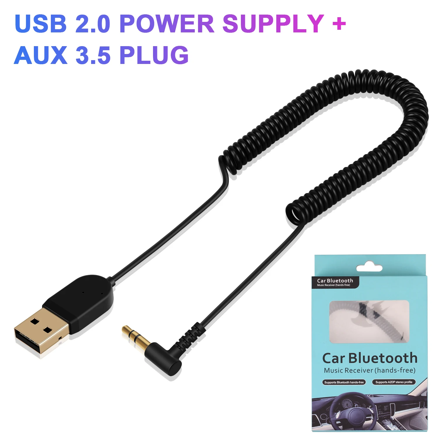 5 0 Bluetooth адаптер Mini USB 2 CSR регулируемый приемник для автомобильного динамика AUX