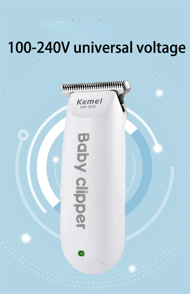 Kemei мини электрический USB детский триммер для волос портативная машинка стрижки