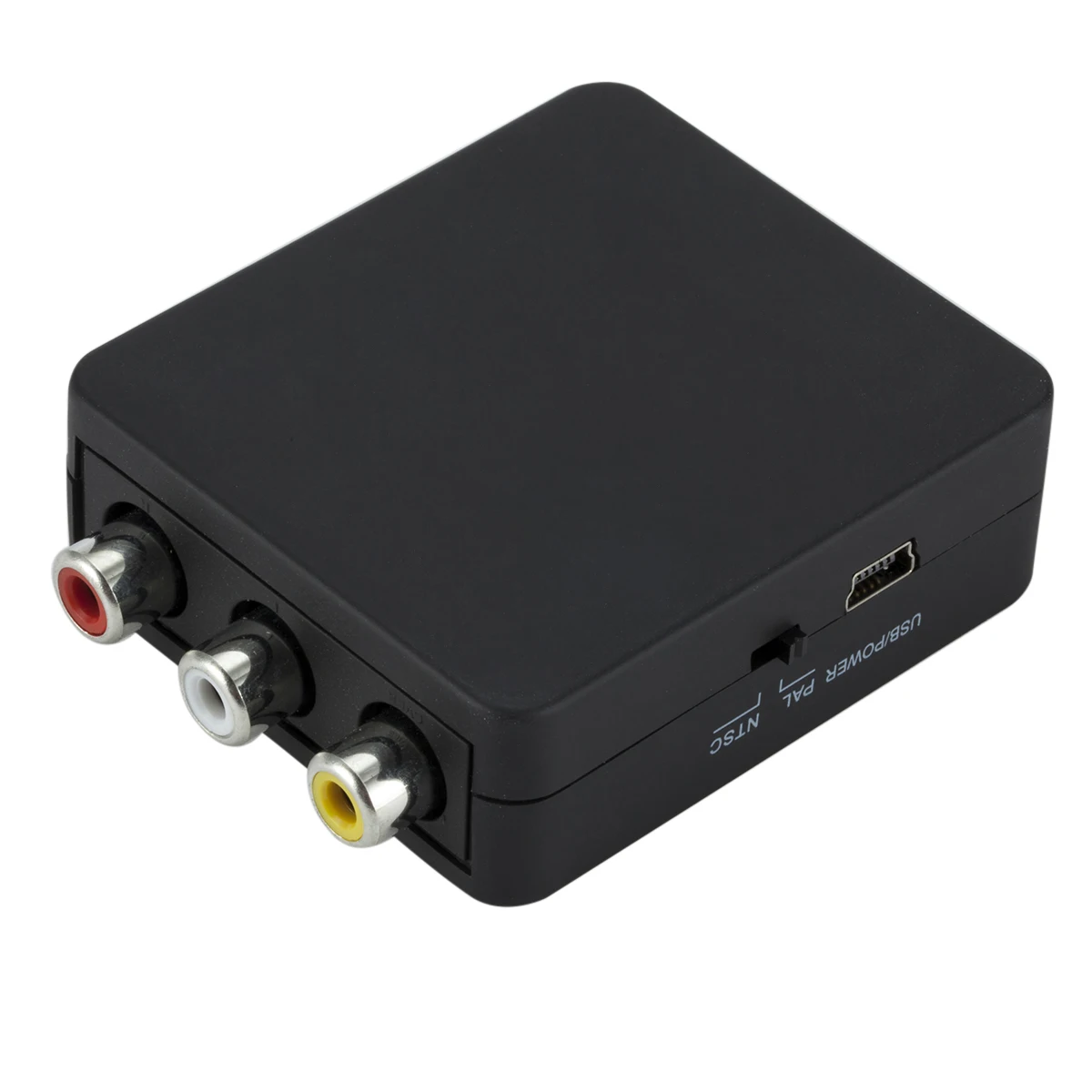 HD 1080P HDMI совместимый с RCA AV/CVBS адаптер Mini HDMI2AV видео конвертер коробка для PS3 VCR DVD