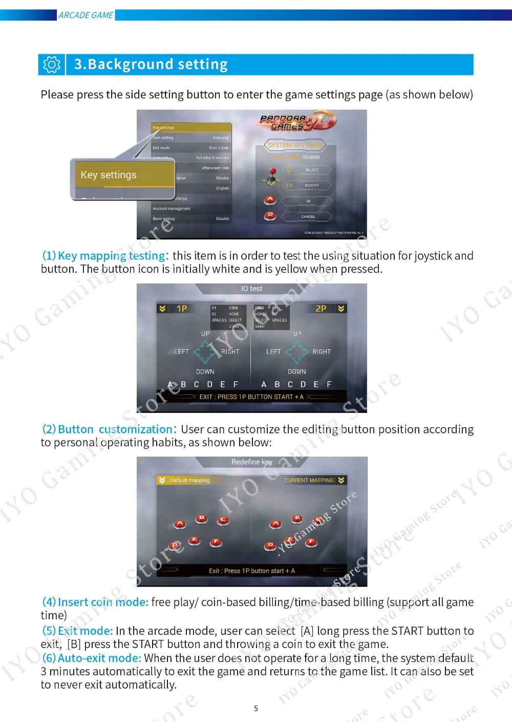 3D Pandora 10 Аркада коробка японская версия "ЖК дисплей 2263 игры игровой автомат нулевой задержкой джойстик пуговицы видео подарок машина