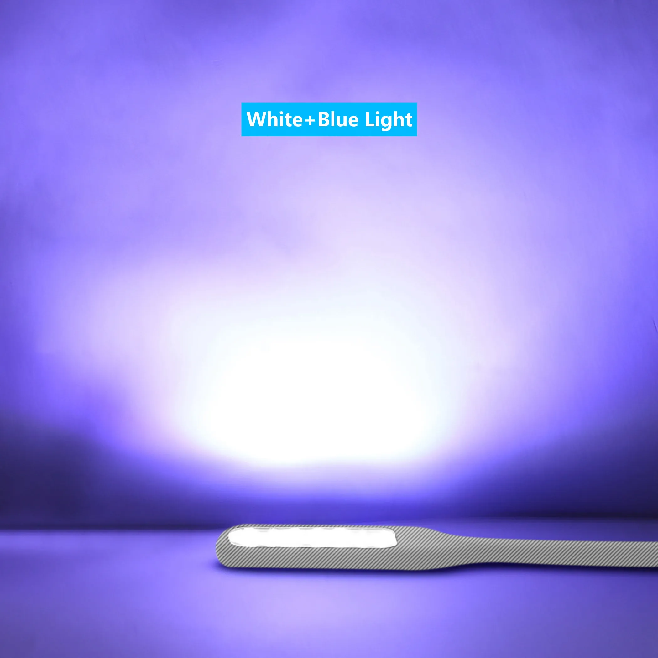 3 Вт USB светодиодный мини-светильник высокой яркости аквариум синий белый клип