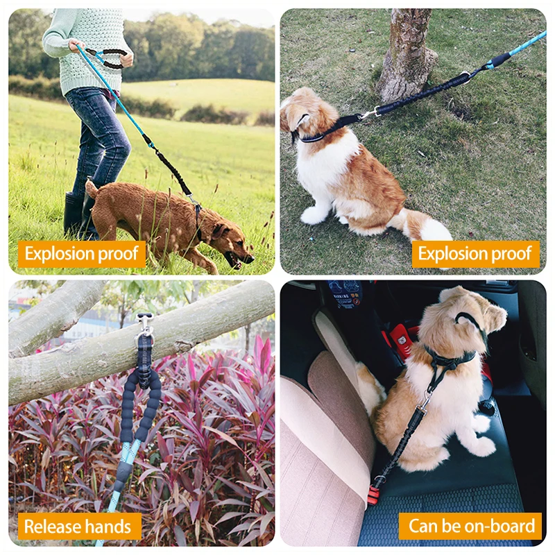 Регулируемый эластичный светоотражающий нейлоновый ремень безопасности для