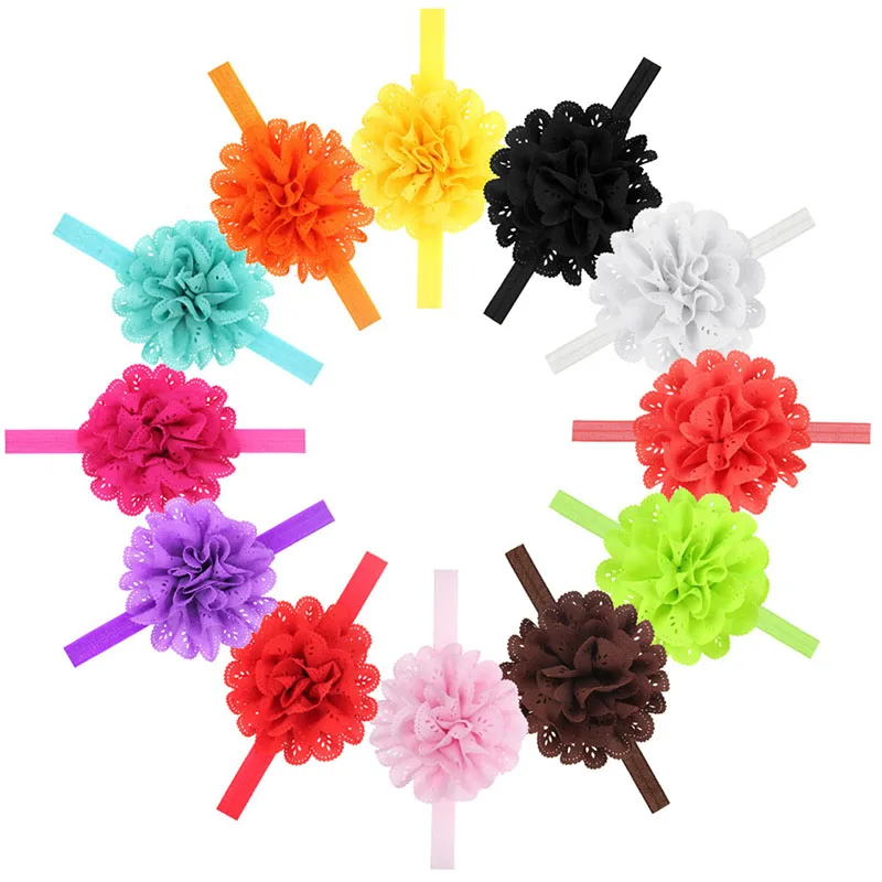 

10Pcs Kids Girl Baby Infant Toddler Bow Flower Headband Hair Band Headwear Gift
