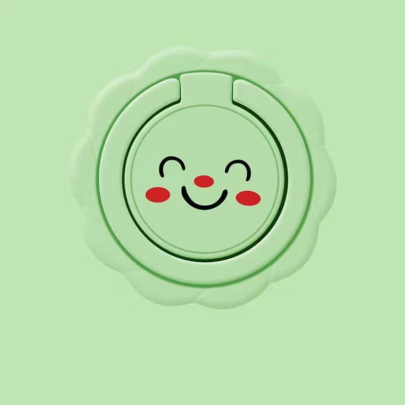 

Universal Mobile Phone Holder Stand Magnetic Ring Bracket Car Cute smile Mobile Phone Bracket Ring Buckle For iPhone Samsung