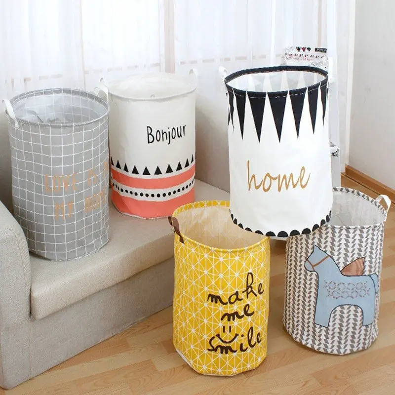 

Foldable Laundry Basket Dirty Clothes Storage Organizer Basket For Toys Waterproof Laundry Hamper Cesto Ropa Sucia