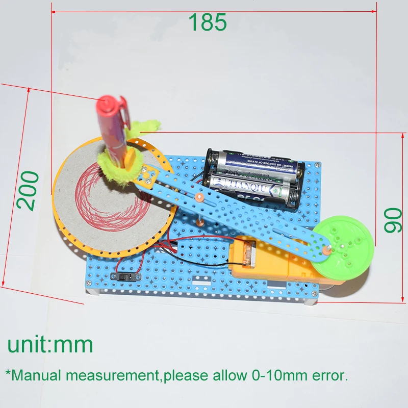 1 компл. Модель машины для рисования/научная физика экспериментальные