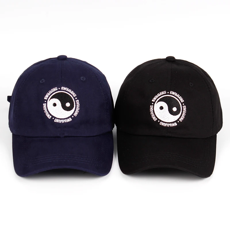 

Mac Miller Dad Hat 100% Cotton Swimming Yin and Yang Gossip Embroidered Hats Snapback Baseball Cap For Men And Women Dropship