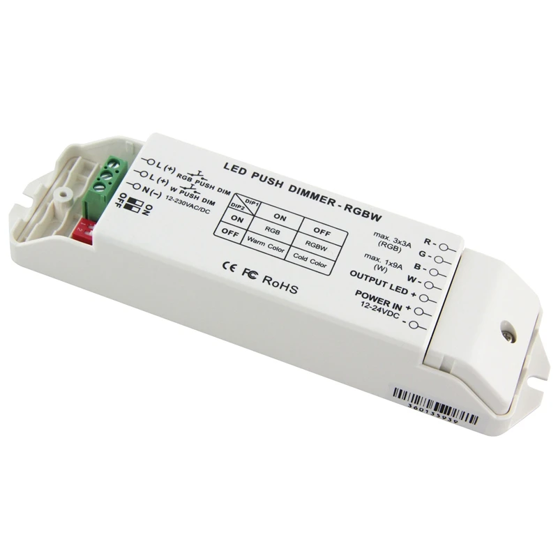 Top Led Rgb Rgbw Strip Controller Dc12V 3Ax3Ch 9Ax1Ch Output Multi Function 4096 Light Level Bc-420 | Электроника