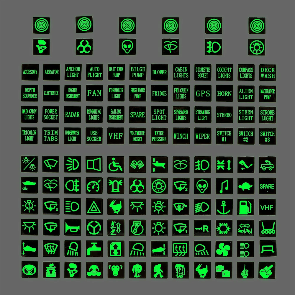 Автомобильная наклейка Rocker метка переключателя панель для Mini One Cooper Countryman Clubman