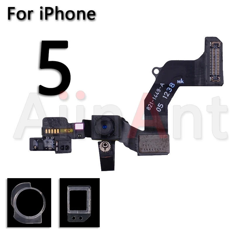 Оригинальная фронтальная камера для iPhone 6S 6 7 8 Plus 5 5S 5C SE датчик приближения маленькая фронтальная камера шлейф Замена - Цвет: For iPhone 5