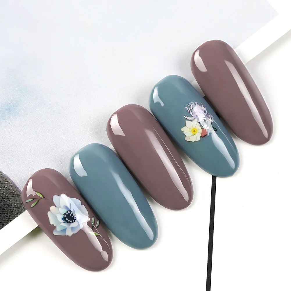 COSCELIA 20 Designs Water Decals Slider Summer Jungle Flamingo Parrot Flora Watermark Nail Sticker Decoration Wraps Manicure |