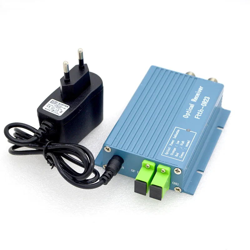Оптический приемник CATV mini Knot OR20 WDM AGC 2 выходных порта sc core fiber optica 1550 нм apc