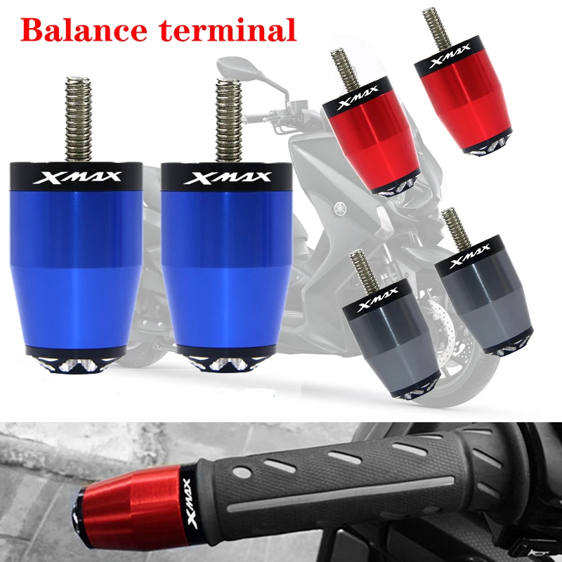 

For YAMAHA XMAX 125 250 300 400 2014-2021 Handlebar Grips Bars End Handle Bar End Grips Cap Motorcycle Accessories CNC