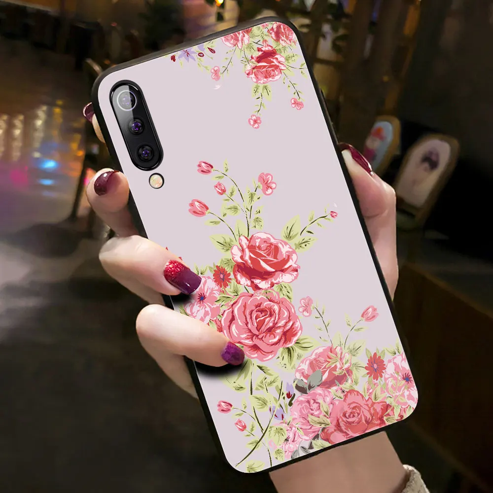 07 Для huawei P20 pro Чехол P30 задняя крышка lite для huawei honor 20 pro Чехол V20 mate ЖЕСТКИЙ ЦВЕТОК РОЗА ФЛОРА девушка женщина Индивидуальные - Цвет: 07