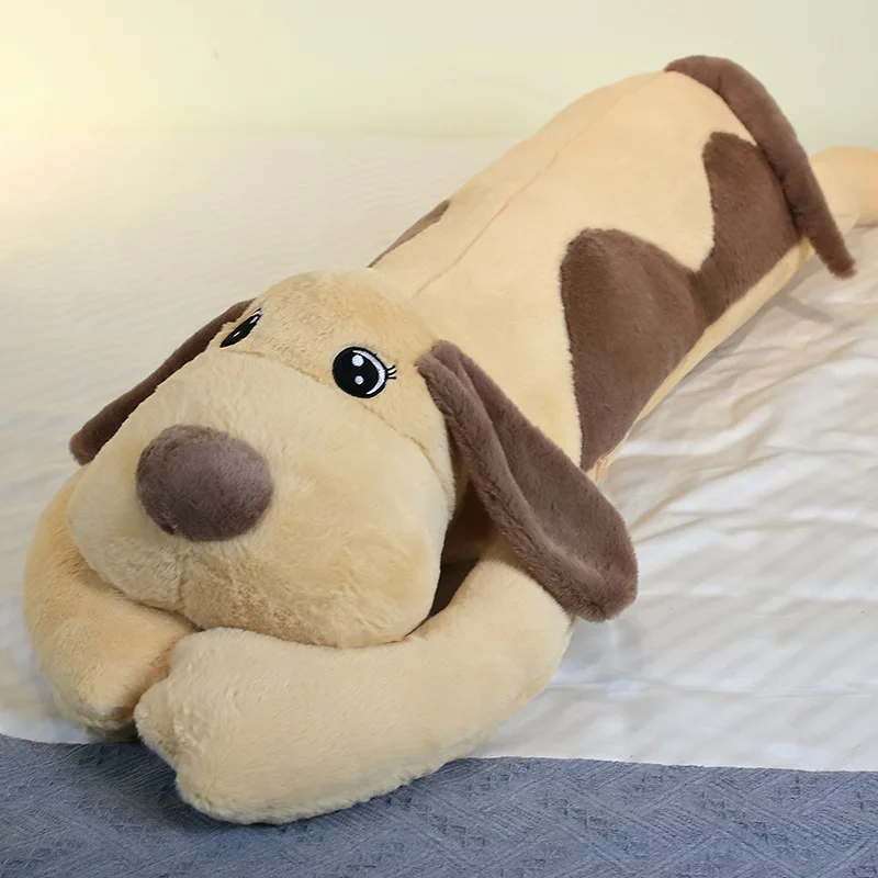 Comprar Almohada De Felpa Con Forma De Perro Para Niños Y Niñas, Cojín Para Siesta Para Oficina, Cama, Decoración Del Hogar, 130cm